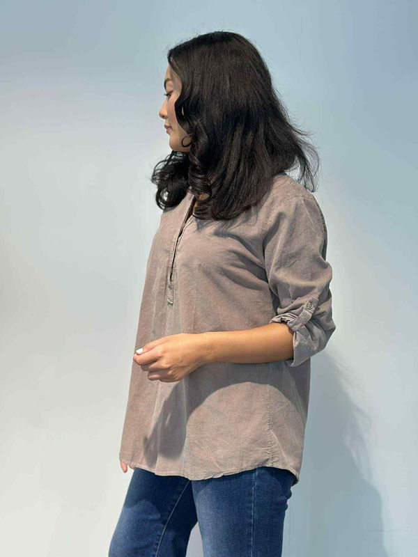 Cord Skjortebluse Fango