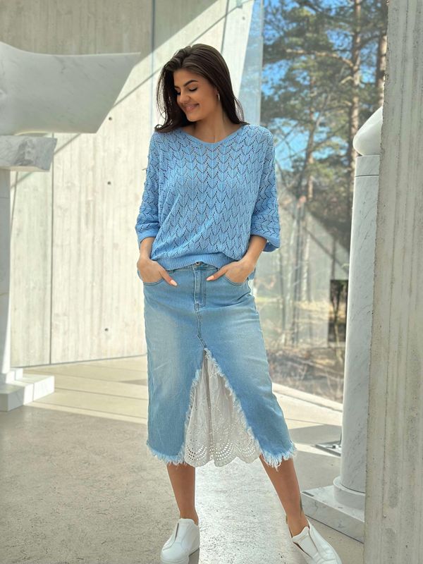 Denim Skjørt