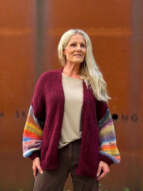 Hovedbilde Pia Cardigan Vinrød