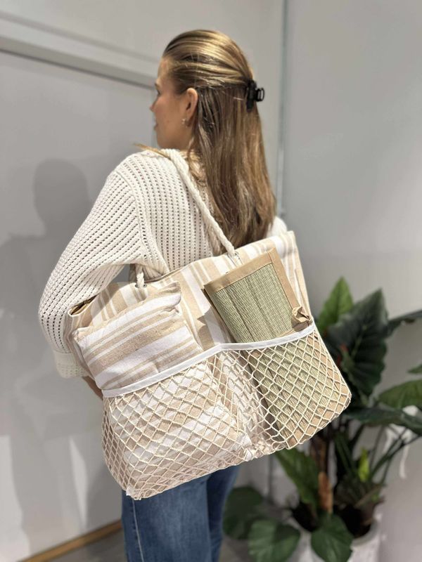 3-i-1 Strandveske Brown