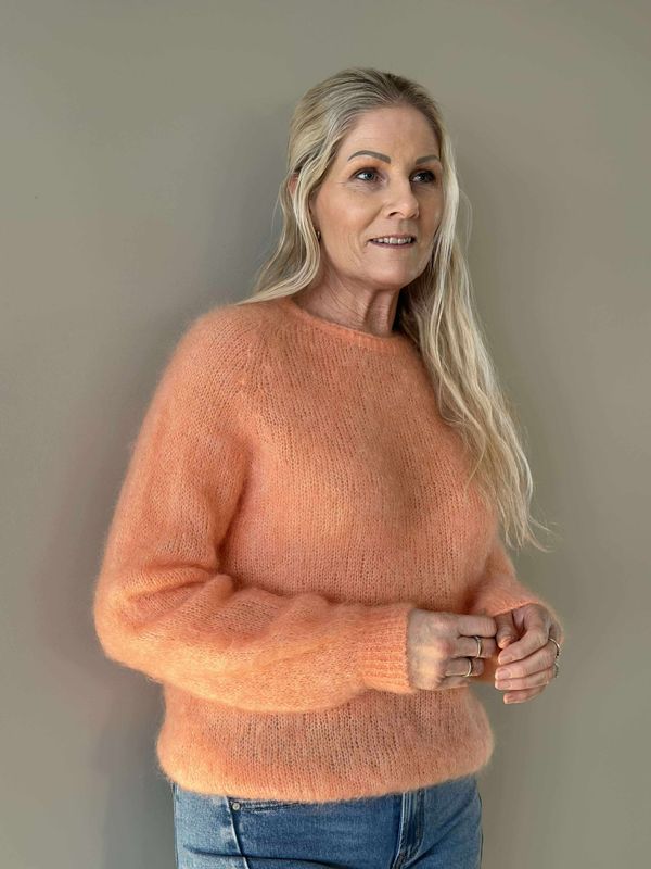 Lova Genser Lys Orange