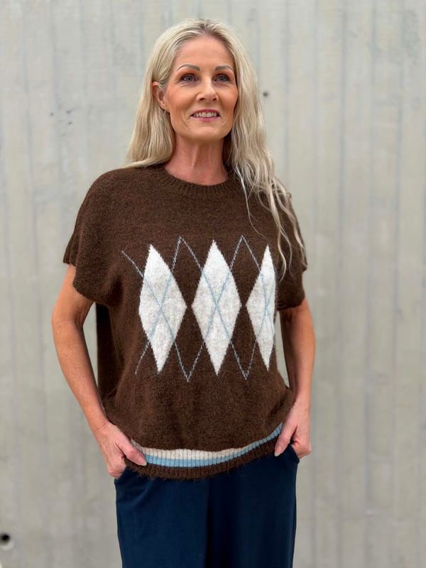 Vivia Vest Brun