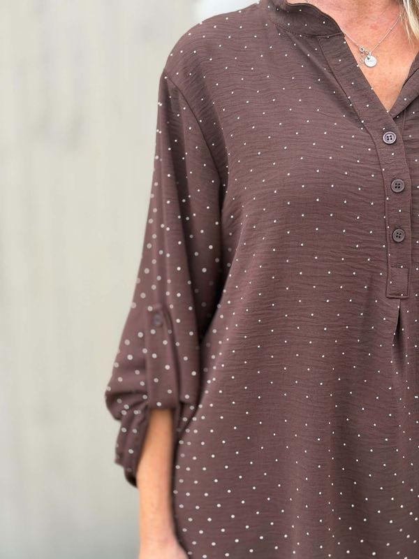 Zita Bluse Brun