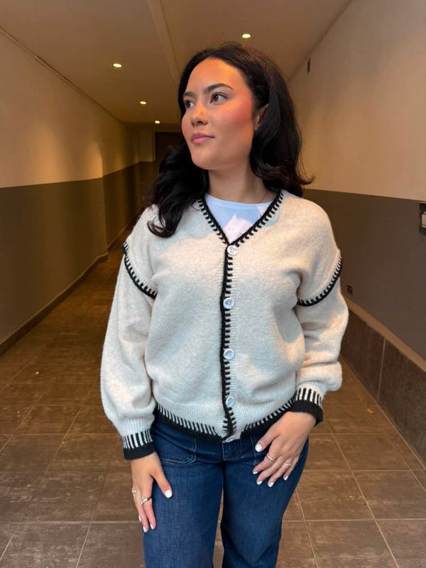 Isabella Cardigan Hvit
