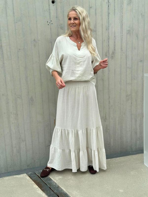 Una Skjørt Beige