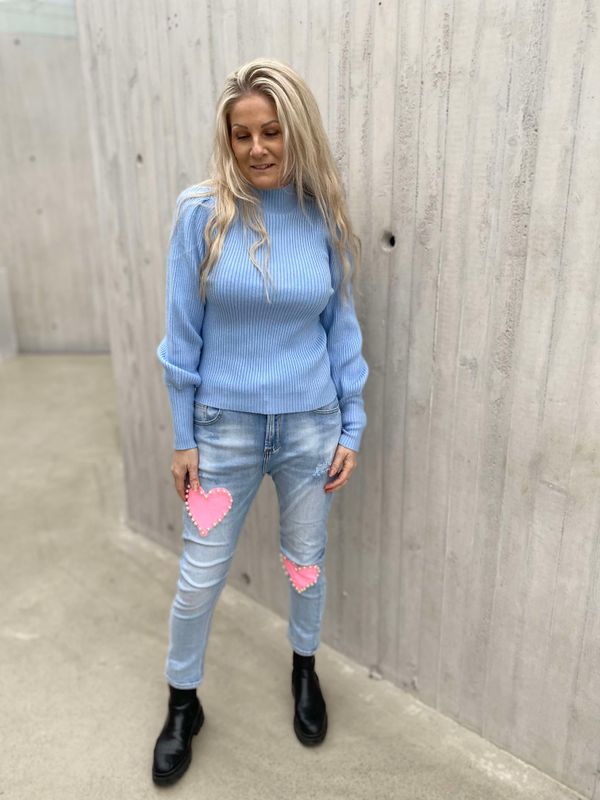My Jeans Denim Hjerter Rosa