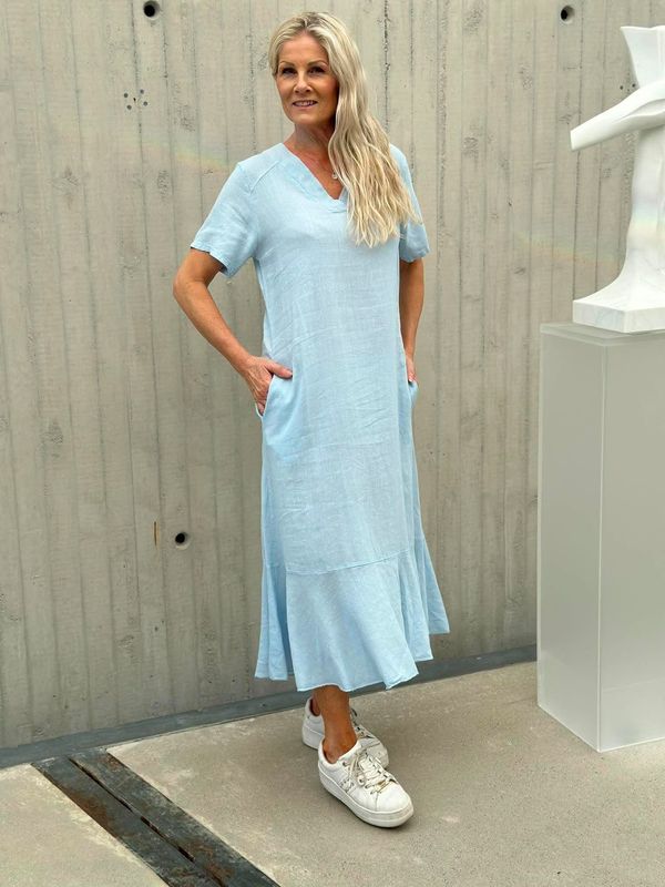 Miriam Kjole Lys Blå