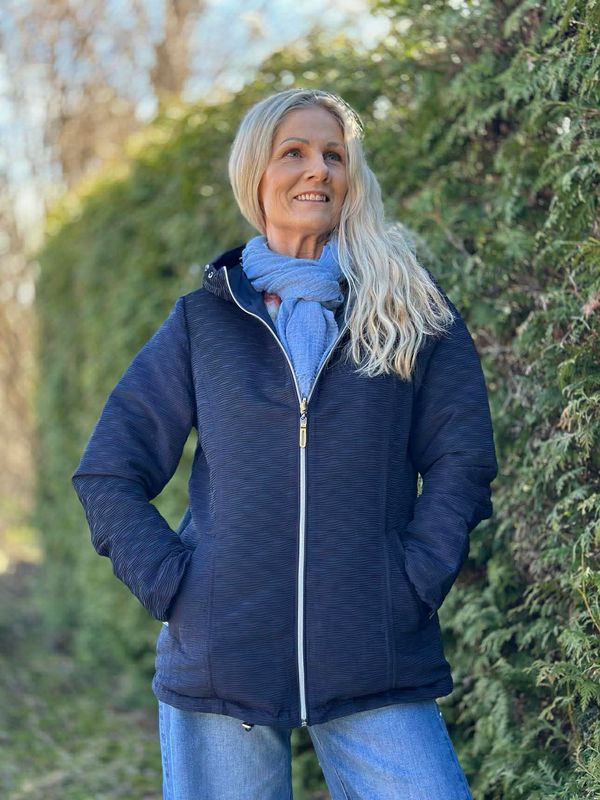 2 i 1 Ytterjakke Marine 