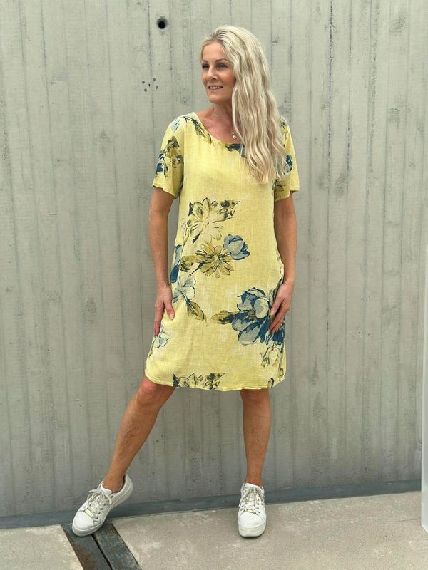 Linda Kjole Flora Gul