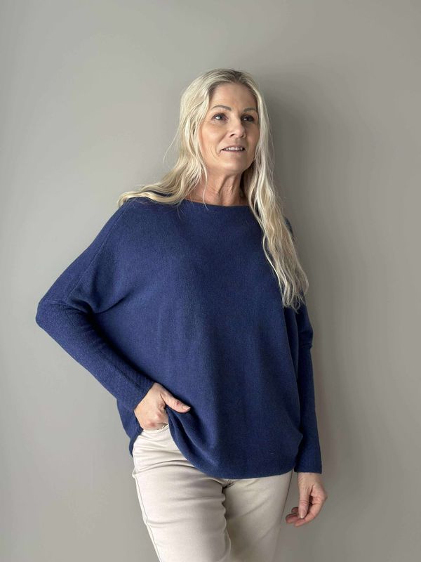 Marielle Genser Marine Blå