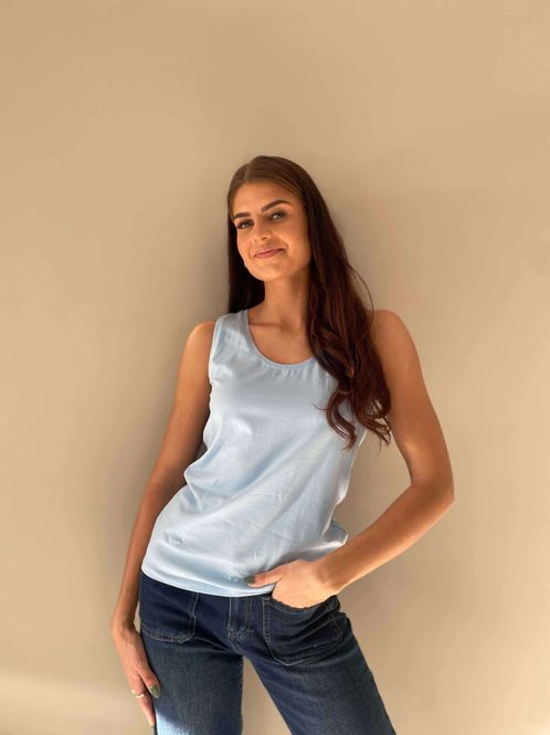 Hovedbilde Pepper Basic Tanktop Lys Blå