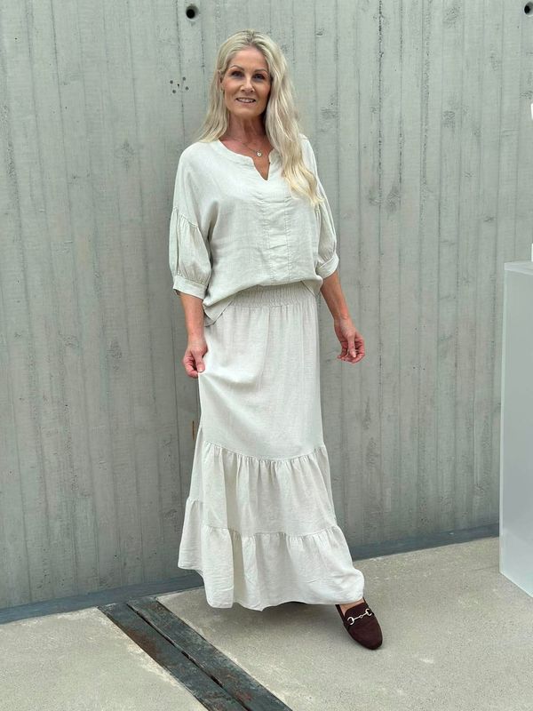 Una Skjørt Beige