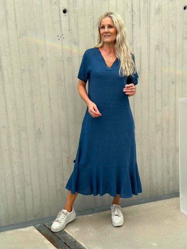 Miriam Kjole Marine Blå