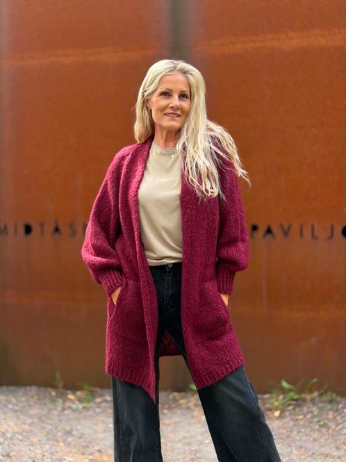Hovedbilde Caia Cardigan Vinrød