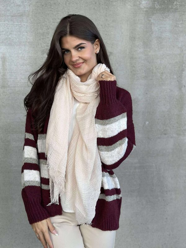 Viskose Skjerf Beige 