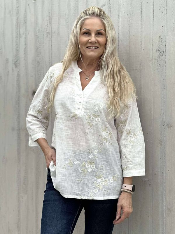 Helina Bluse Hvit