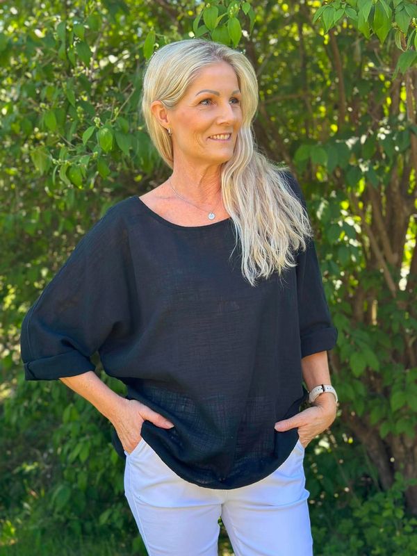 Linda Bluse Sort