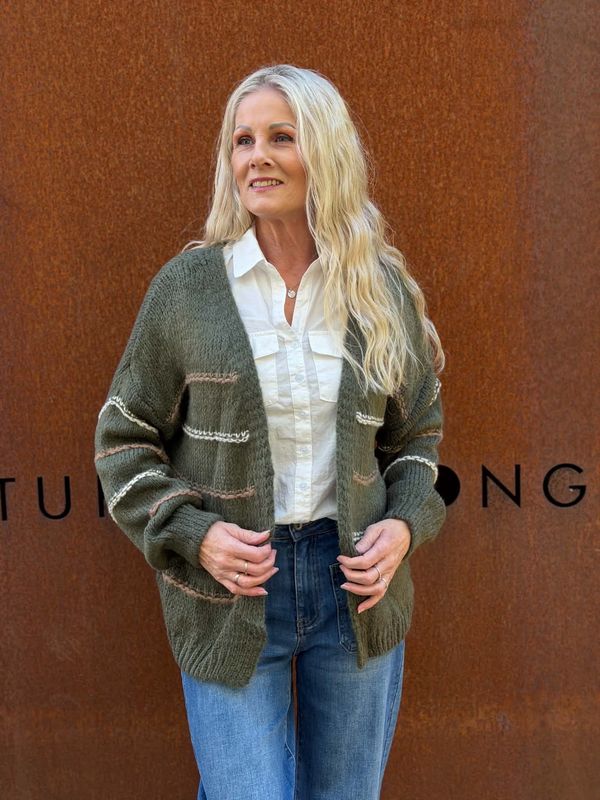Naia Cardigan Grønn