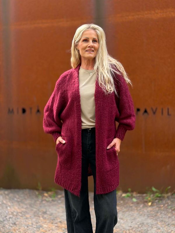 Caia Cardigan Vinrød
