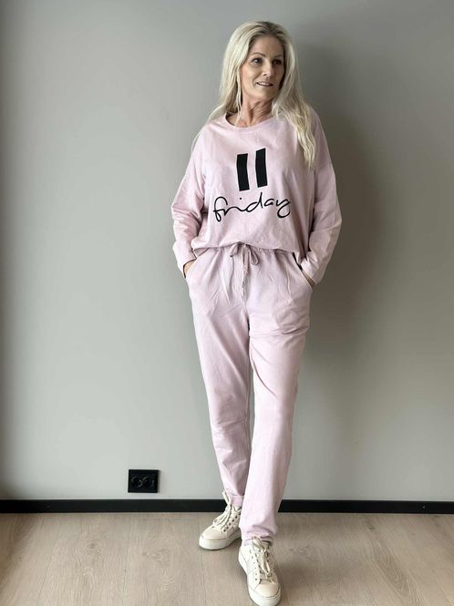 Hovedbilde Friday Joggedress Lys Rosa