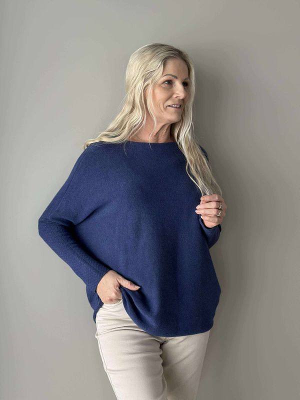 Marielle Genser Marine Blå
