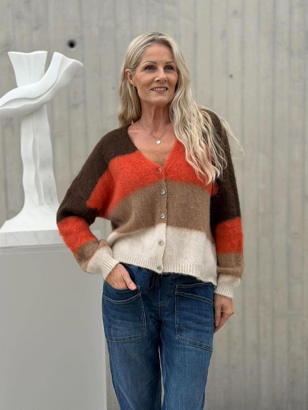 Lisa Cardigan Orange