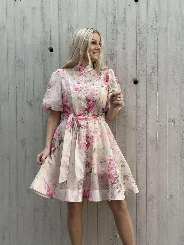 Valentina Kjole Kort Rosa