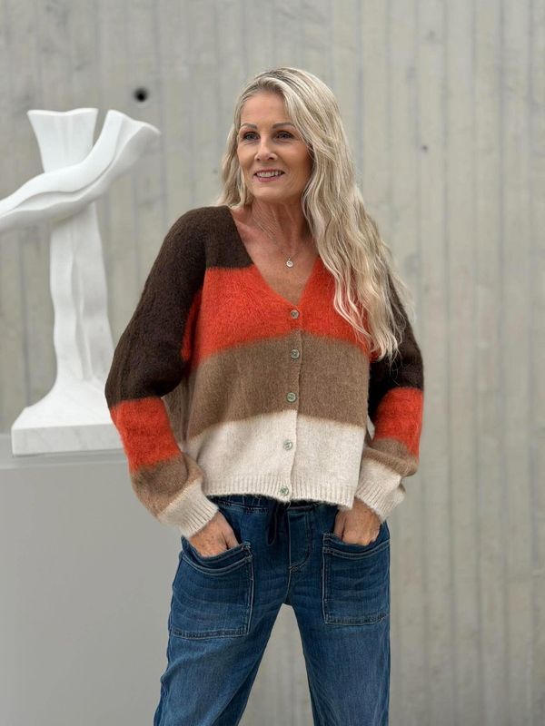 Lisa Cardigan Orange