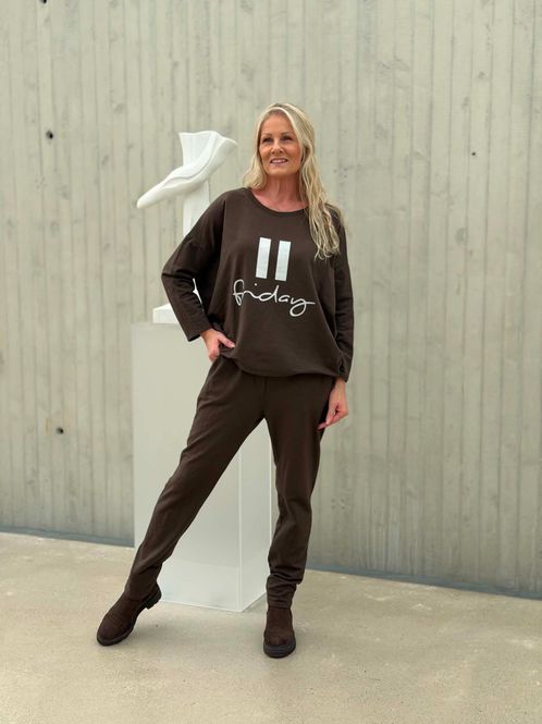 Hovedbilde Friday Joggedress Brun