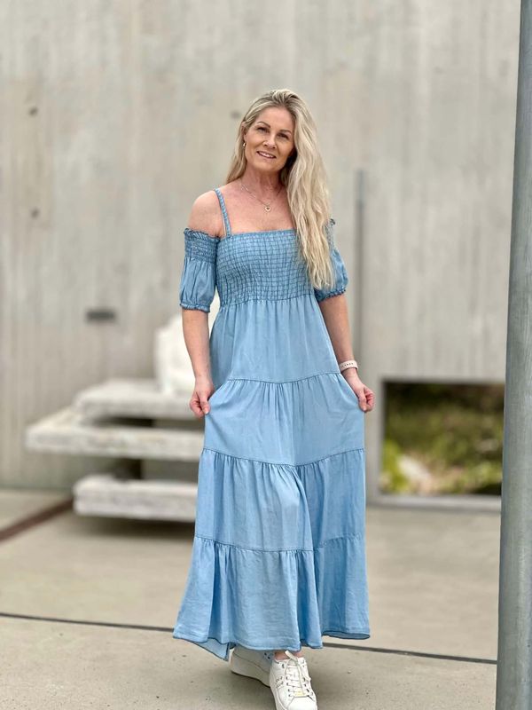 Amanda Denim Kjole 